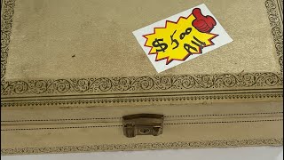Unboxing Vintage Jewelry Box from Tag Sale Estate Sale finds