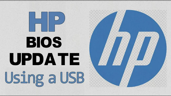 How to Update HP Bios Firmware from a USB