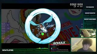 Rohulk is overstreaming 222BPM and he's blind