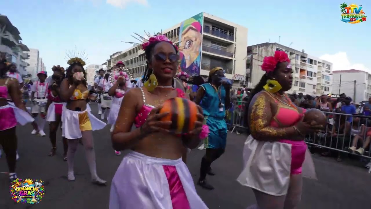 CARNAVAL DIMANCHE GRAS POINTE A PITRE 2ème partie 58mn 4K by @julenrycas 2