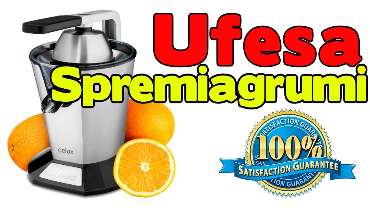 Ufesa ex4950 spremiagrumi elettrico, 600w, versamento continuo,  salvagoccia, do