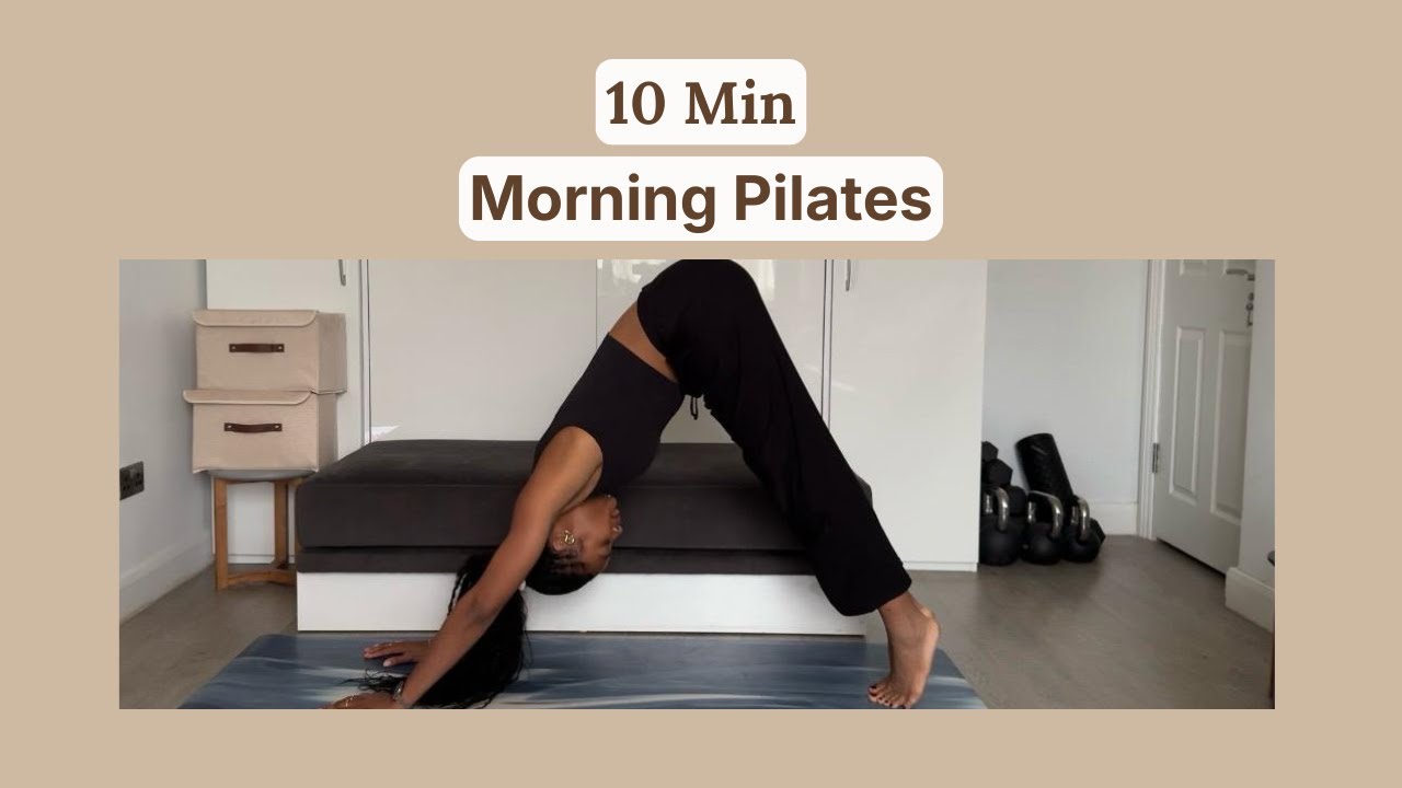10-минутный утренний пилатес (без оборудования) | Пробуждение всего тела