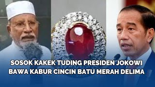 Sosok Kakek Tuding Presiden Jokowi Bawa Kabur Cincin Batu Merah Delima Miliknya, Harga Rp400 Juta