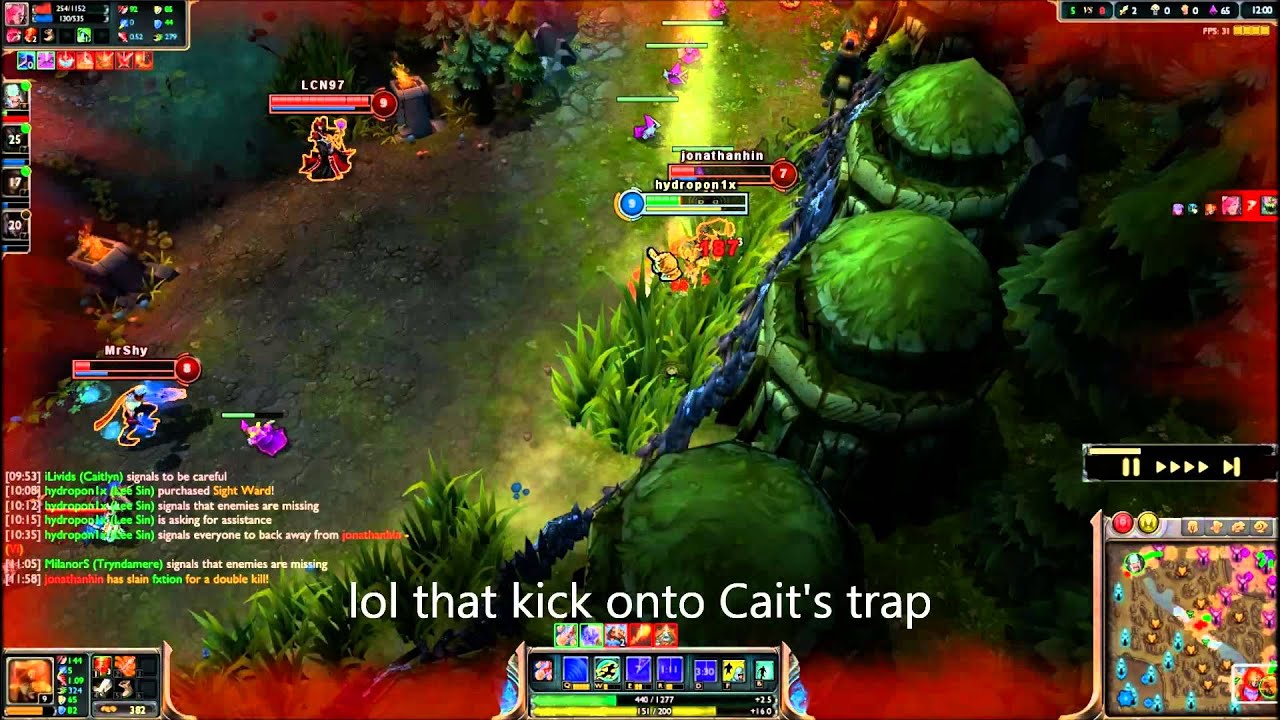 League of Legends - 1v3 Lee Sin Play