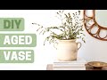 Faux Artisan: DIY Aged Vase