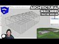 SketchUp Skills for Architecture - STRUCTURE MODELING - Barn Structure