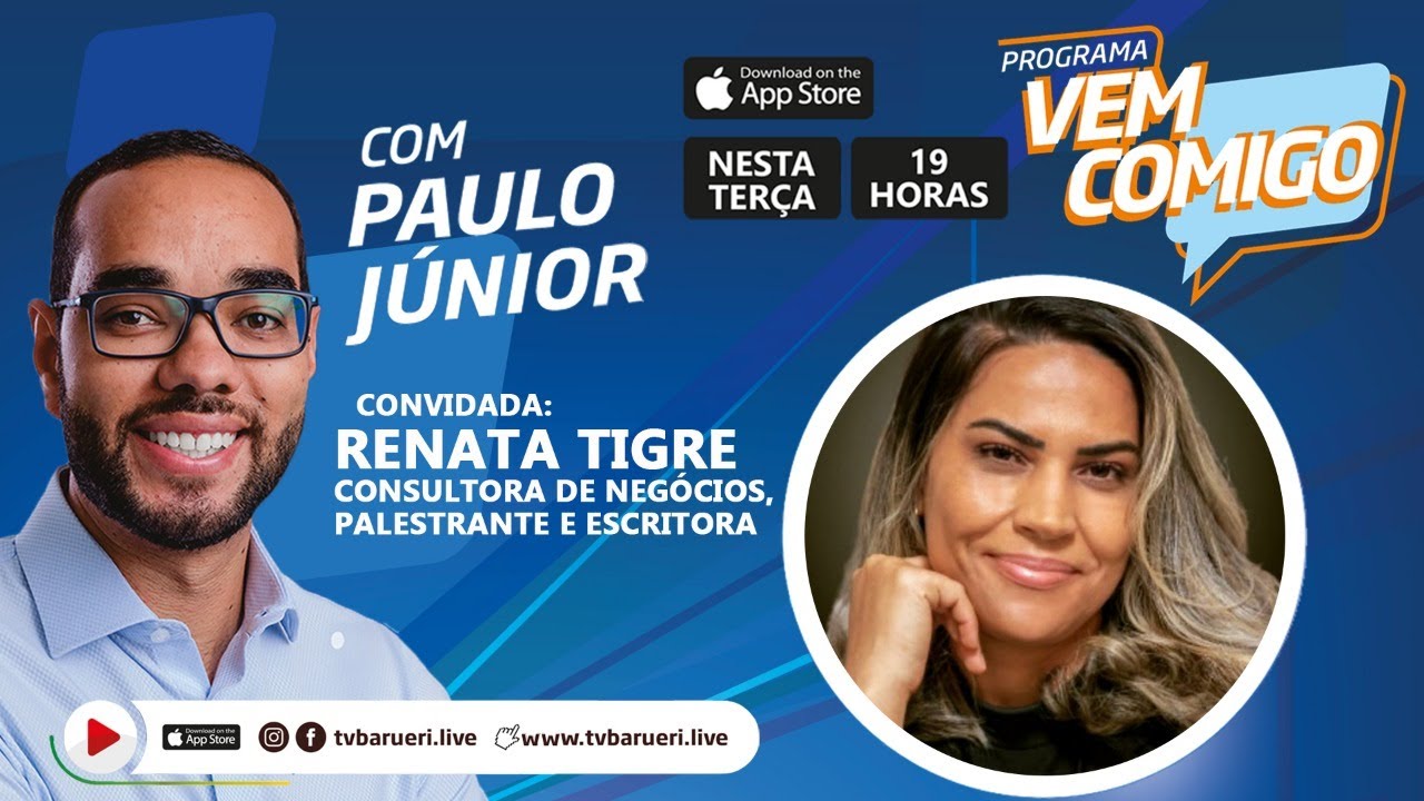 Renata Tigre | Vem Comigo Com Paulo Junior