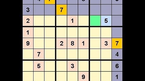 How to Solve Washington Times Sudoku Difficult May 7, 2022