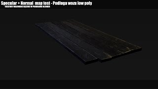 Normal + Specular map test - Low poly model (Oglądaj w 1080p)