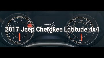 Jeep - Cherokee - 2017 - Latitude: Gauge Cluster Startup Sequence