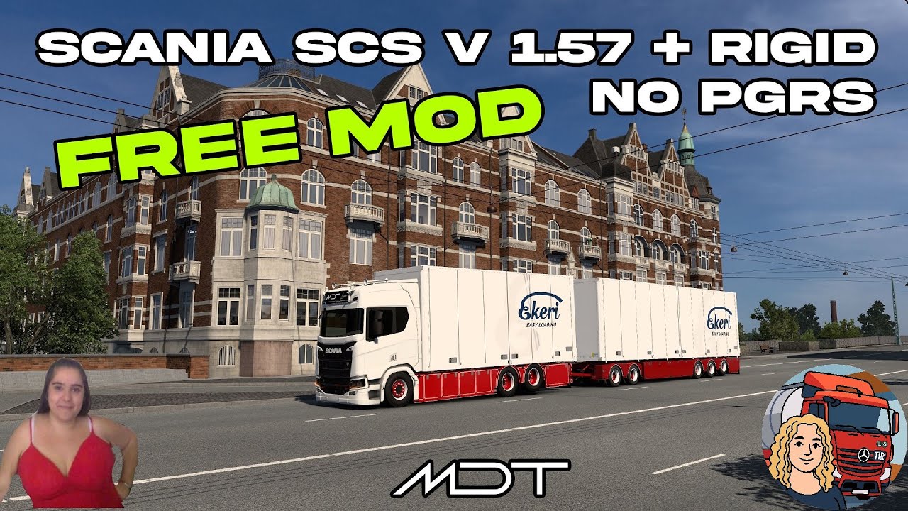 Euro Truck Simulator 2 (1.57) MDT | Scania SeR V1.3 + Rigid Addon by Kast addon + DLC's & Mods