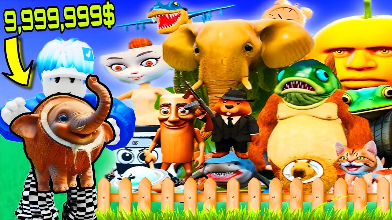 ကျနော့်ခြံကိုစောင့်ရှောက်ဖို့ Brainrot အကောင်တွေကိုမွေးခဲ့တယ်/ Grow A Garden Modded Roblox