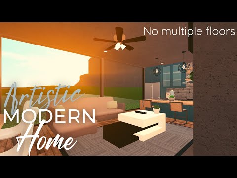 Roblox | Bloxburg: Artistic Modern Home 98K No multiple floors | House build