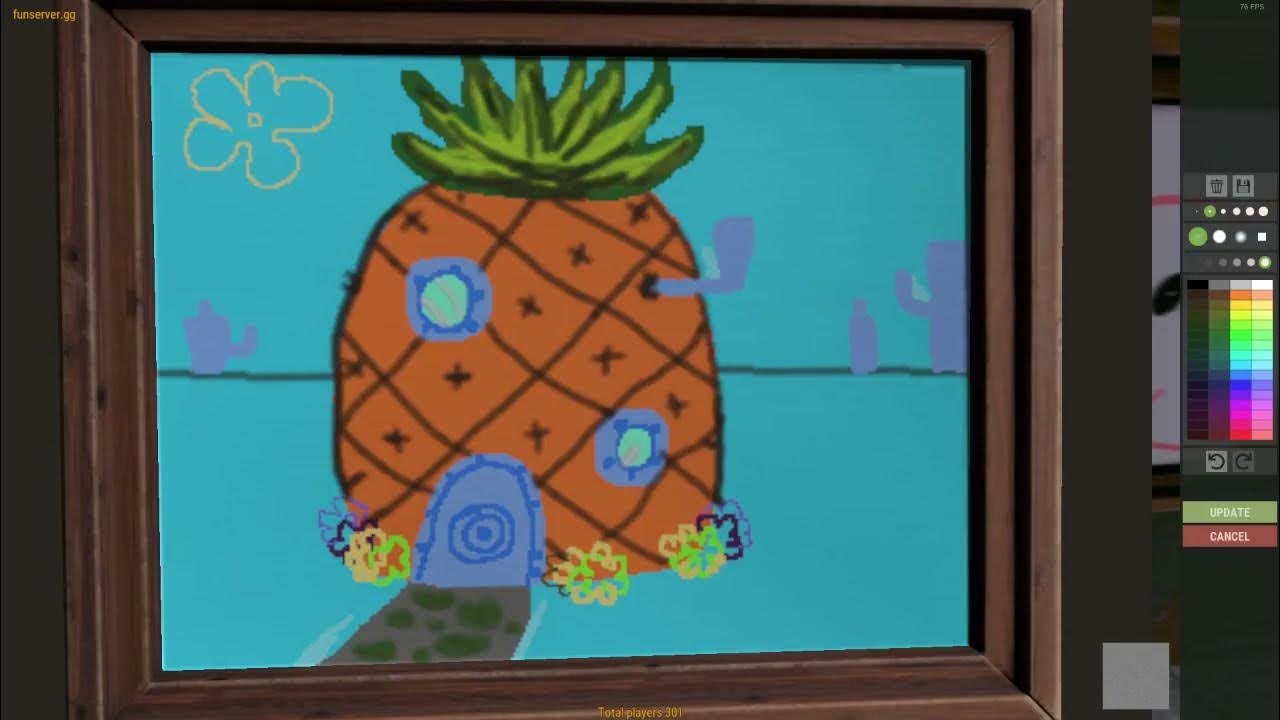 Rust - Nooooooooo 😭 😭 !!!!!! (Art #1- Spongebob House ) - YouTube