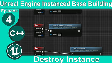 Unreal Engine 5 C++ Performant Base Building #4: "Destroying an Instance"
