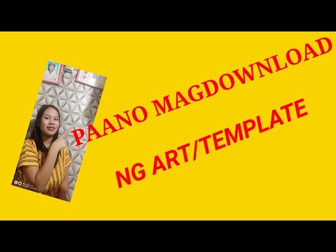 Video: Paano Mag-download Ng Isang Template