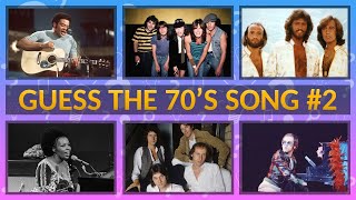 Guess The Song | 70's Edition #2 | Music Quiz