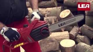 LEA electric chainsaw assembly and demonstration video