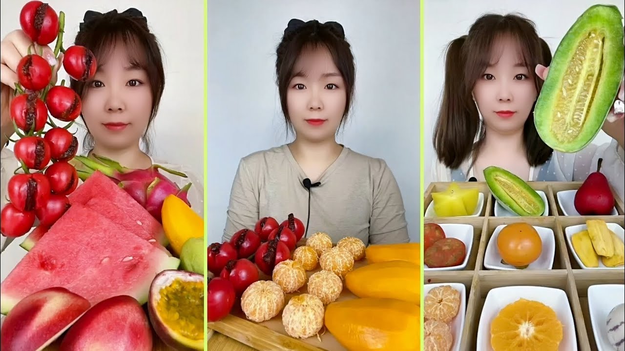 Eat fruit in the garden #67 |Thăm vườn hoa quả makan buah di kebun | mangiare la frutta in giardino