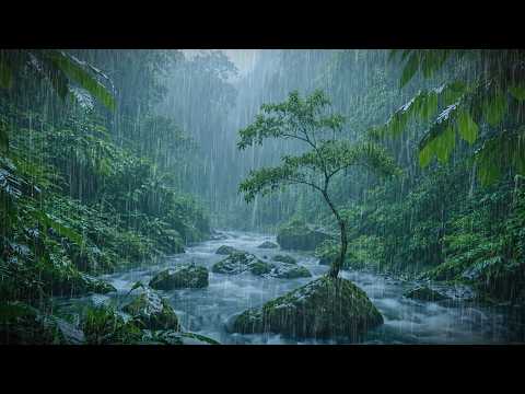 Fall Asleep Instantly with Rain Sounds | Deep Sleep ASMR in a Peaceful Forest Ambience
