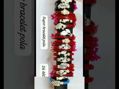 New Rupor Pola Badhano Design 🥰| Latest Silver Pola Bangles Design 2025| #silver #silverbangles