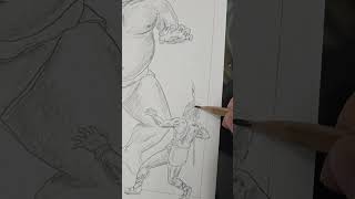 Polyphemus the Cyclops pt4 #art #drawing #figuredrawing #fantasyart #cyclops