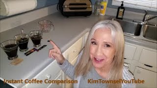 Instant Coffee Comparison | Waka, Grateful Earth, & Taster's Choice | KimTownselYouTube