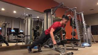 Explosive Chest Supported Row (dumbbells)
