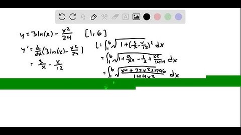 Find the arc length of the following curves on the given interval by integrating with respect to x.…