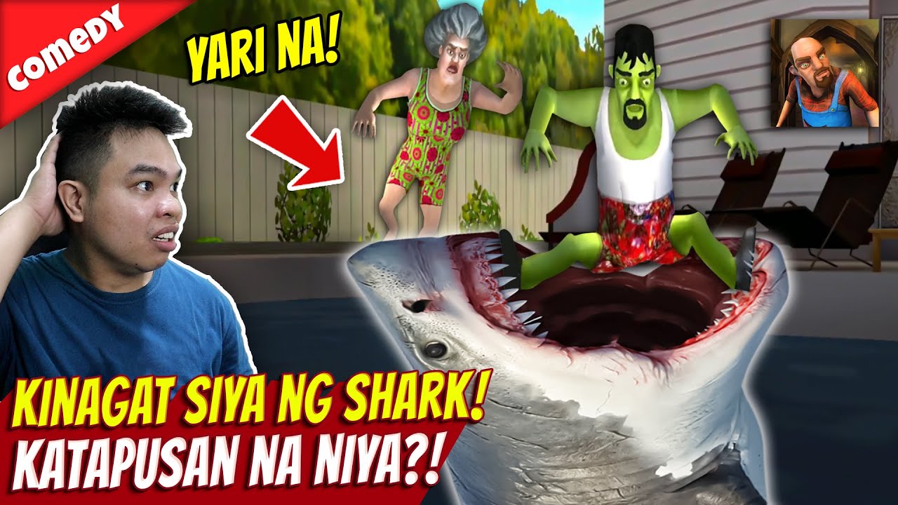 Inatake ng Pating si Teacher at Shota Niya! - Scary Stranger 3D Inatake ng Pating si Teacher at Shota Niya! - Scary Stranger 3D