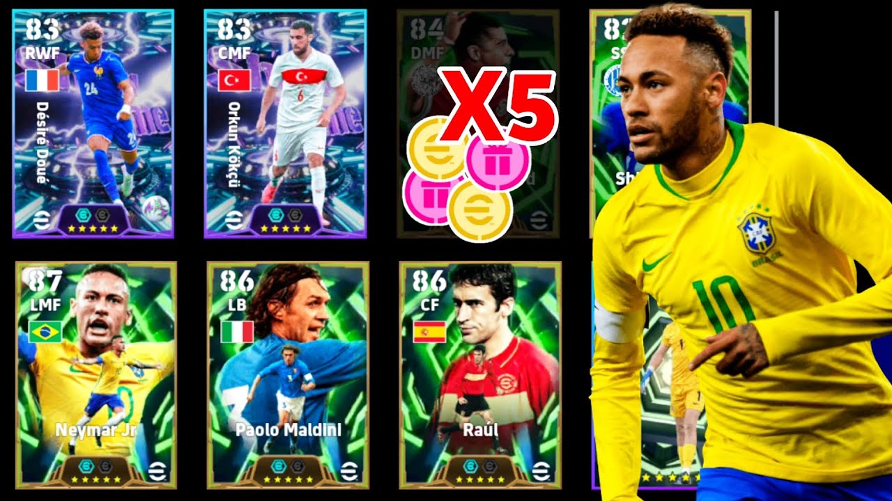 Бесплатная карта EPIC!! 🎉🎁 Открытие лучшего набора наград! Efootball 2025 Mobile || Epic Raul 107...