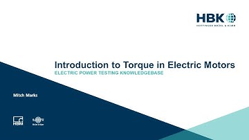 Introduction to Torque for Electric Motors
