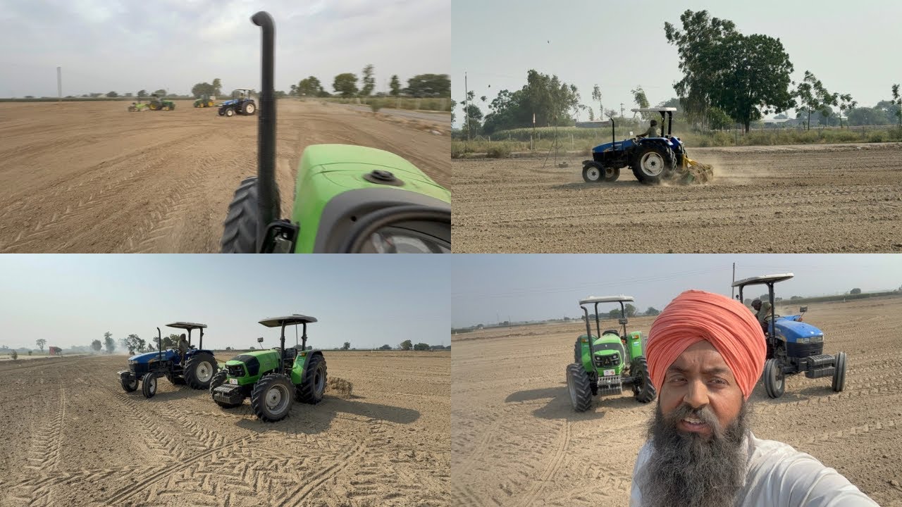 ਅੱਜ ਕਰਾਹ ਲਾਇਆ Deutz fahr dekho ਕਿੰਨਾ ਵਧਿਆ ਚੱਲਦਾ  ਕੋਈ ਵੀ ਫਰਕ ਨੀ ਖਾਲੀ ਕਰਾਹ ਦਾ ਜਾ ਭਰੇ ਦਾ