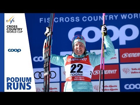 Kerttu Niskanen | Ladies' 10 km. | Cogne | 1st place | FIS Cross Country