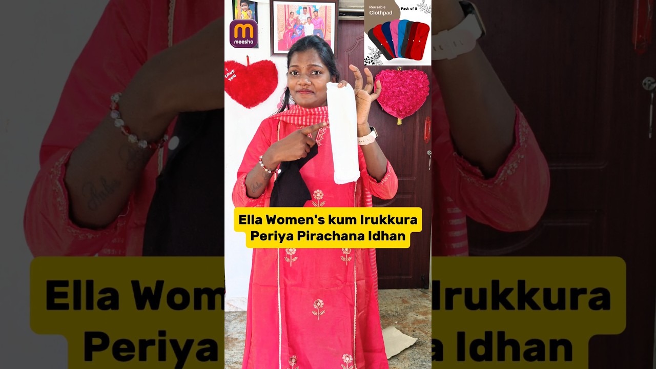 Reusable Cloth Period Pad 😍 | Meesho Dress Review | Meesho Videos 