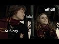 Harry and hermione being a comedic duo