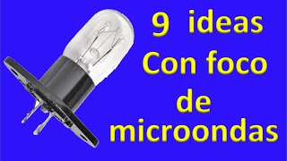 9 ideas para reutilizar foco de microondas