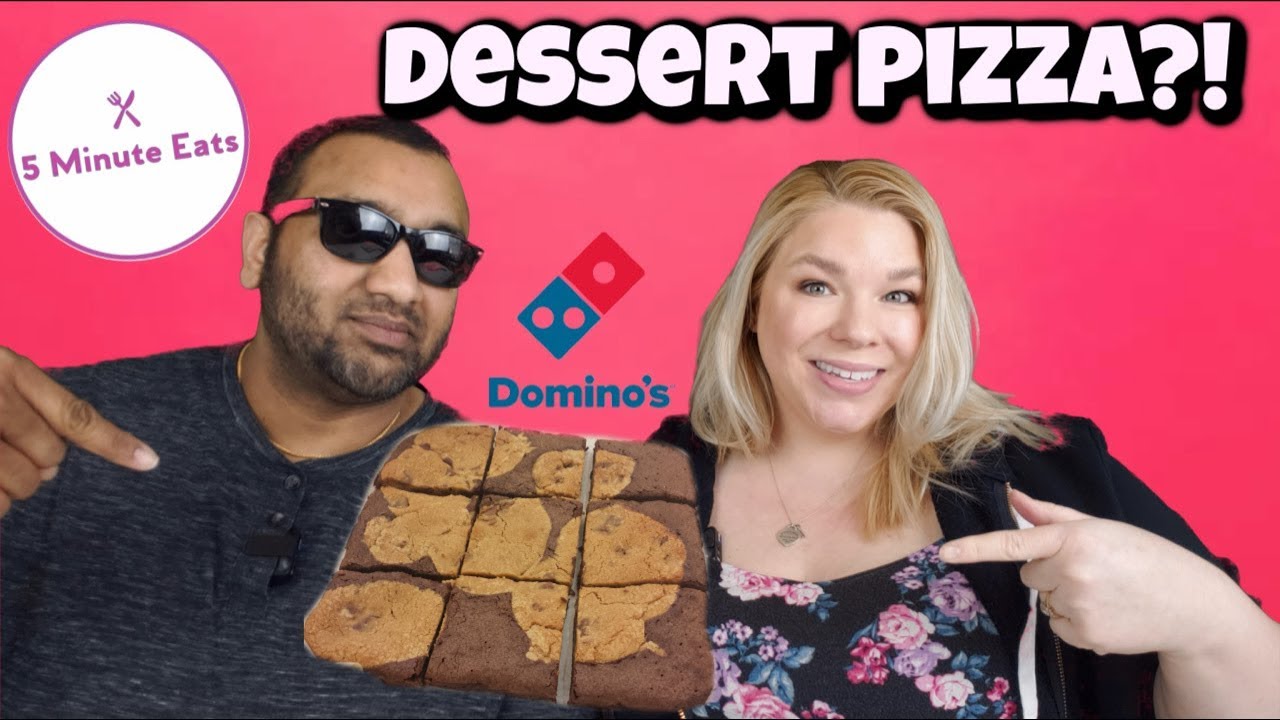 Dominos Marble Cookie Brownie Review YouTube