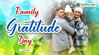 Family Life Skills Calendar Activities - November 2nd 2025 - Family Gratitude Day screenshot 1