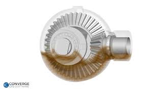 Simulating Lubricant Churning in a Gearbox with CONVERGE
