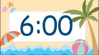 6 Minute Cute Summer Beach Timer (Ocean Wave Sound at End)