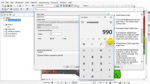 Focal Statistics and Landcover Variety