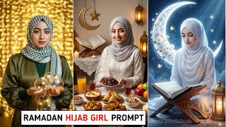 How To Make Create Gemini ai Ramadan Hijab Girl Photo Kaise Banaye | Ramadan Hijab Girl Prompt ai | screenshot 3
