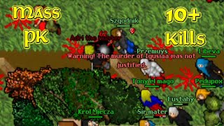 40 MS Mass PK! More Than 10 kills! (Danubia 2004 - RL Tibia 7.21) Szqodnik
