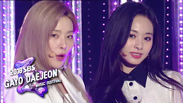 Red Velvet + TWICE - Dreams Come True [2018 SBS Gayo Daejeon Music Festival]