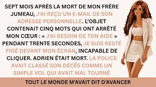 jai recu un e mail du compte de ma jumelle decedee jai besoin de ton aide maintenant