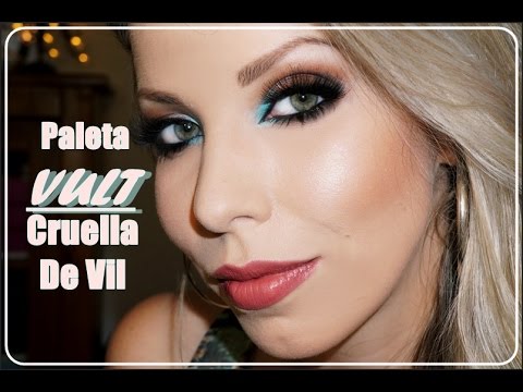 Maquiagem para o fim de ano #4, usando a paleta Cruella da Vult