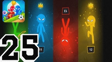 Stickman Party - Gameplay Walkthrough Part 25 (iOS, Android)