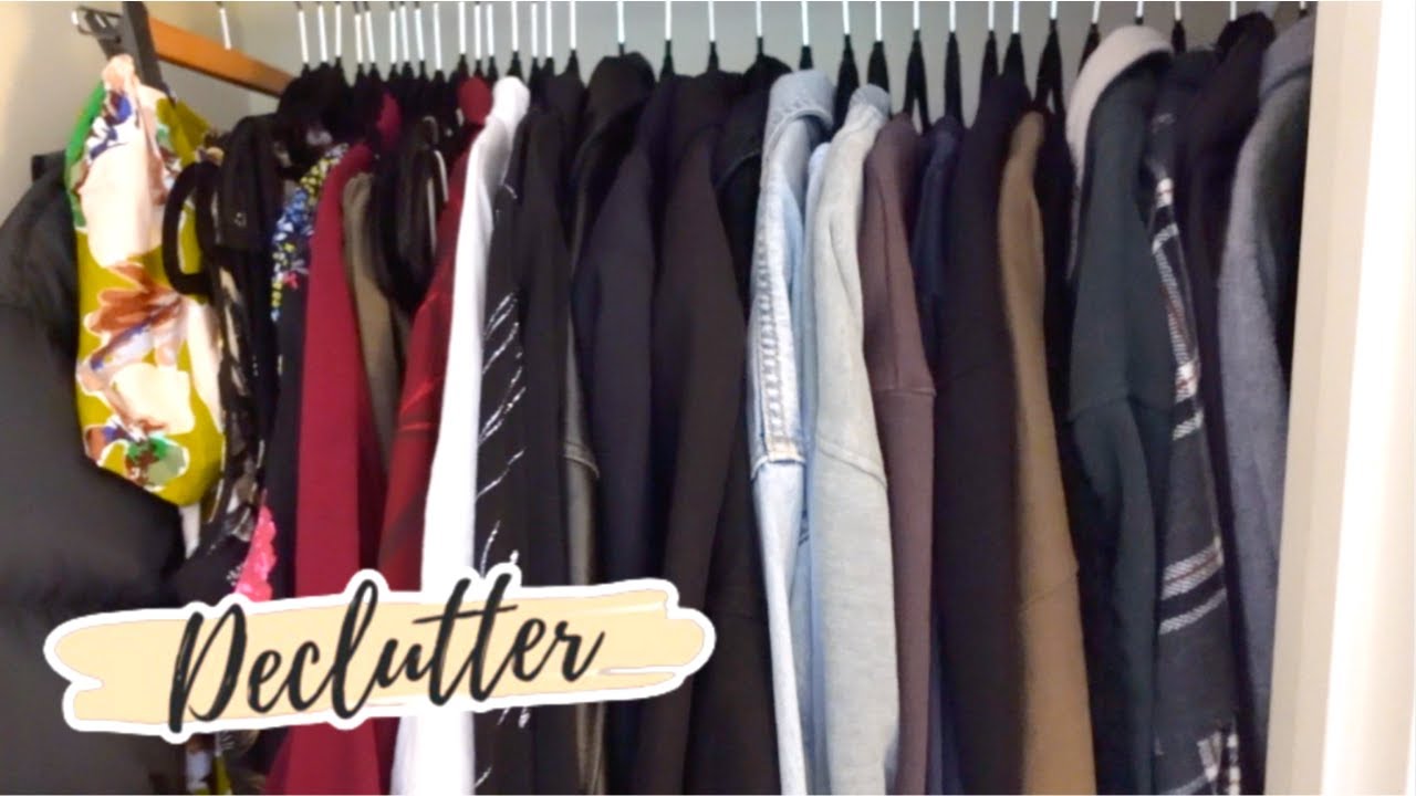 HUGE CLOSET DECLUTTER!! Spring cleaning in lockdown! - YouTube