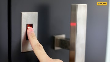 Programming fingerprints- fingerprint reader in DAKO doors